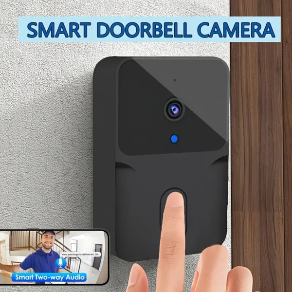 Wireless Doorbell Camera, Rechargeable 2.4G WiFi Smart Visual Doorbell, Home Security Doorbell with Night Vision & Voice Changing, Security System Monitoring - Image 9